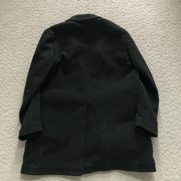 Polo Ralph Lauren Herringbone Black Overcoat - NWT Size 42S. - Picture 12 of 12